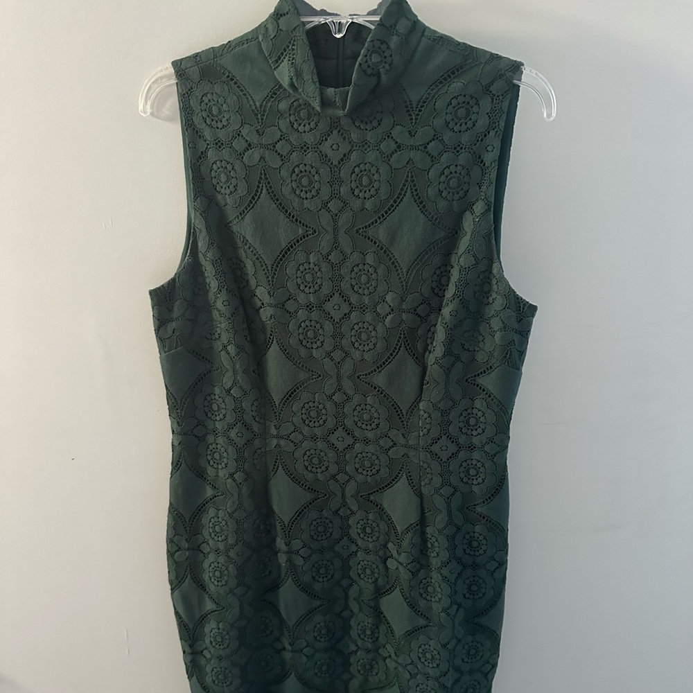 Antonio Melani Mock Neck Shift Dress